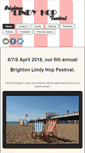 Mobile Screenshot of brightonlindyhopfestival.com